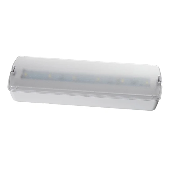 Luz de emergencia LED recargable con pilas empotrada en el techo de 3W