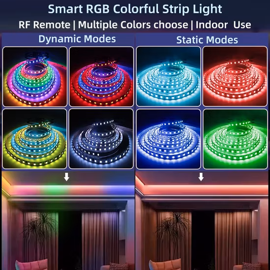 Cambio de color del pixel 60LEDs/M de la luz de tira de SMD5050 RGB Digital LED