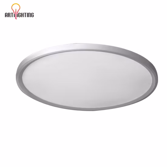 Panel de luz LED de superficie redonda, a prueba de humedad, a prueba de insectos, 60 cm, 80 cm, 120 cm, lámpara de techo con difusor de PC, iluminación colgante para interiores y oficinas en el hogar